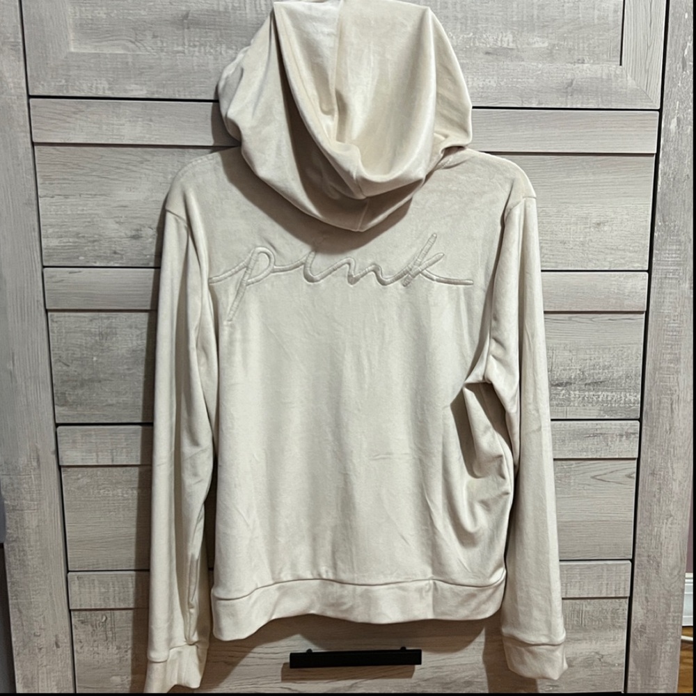 Victoria’s Secret Velour Full Zip Hoodie Size M